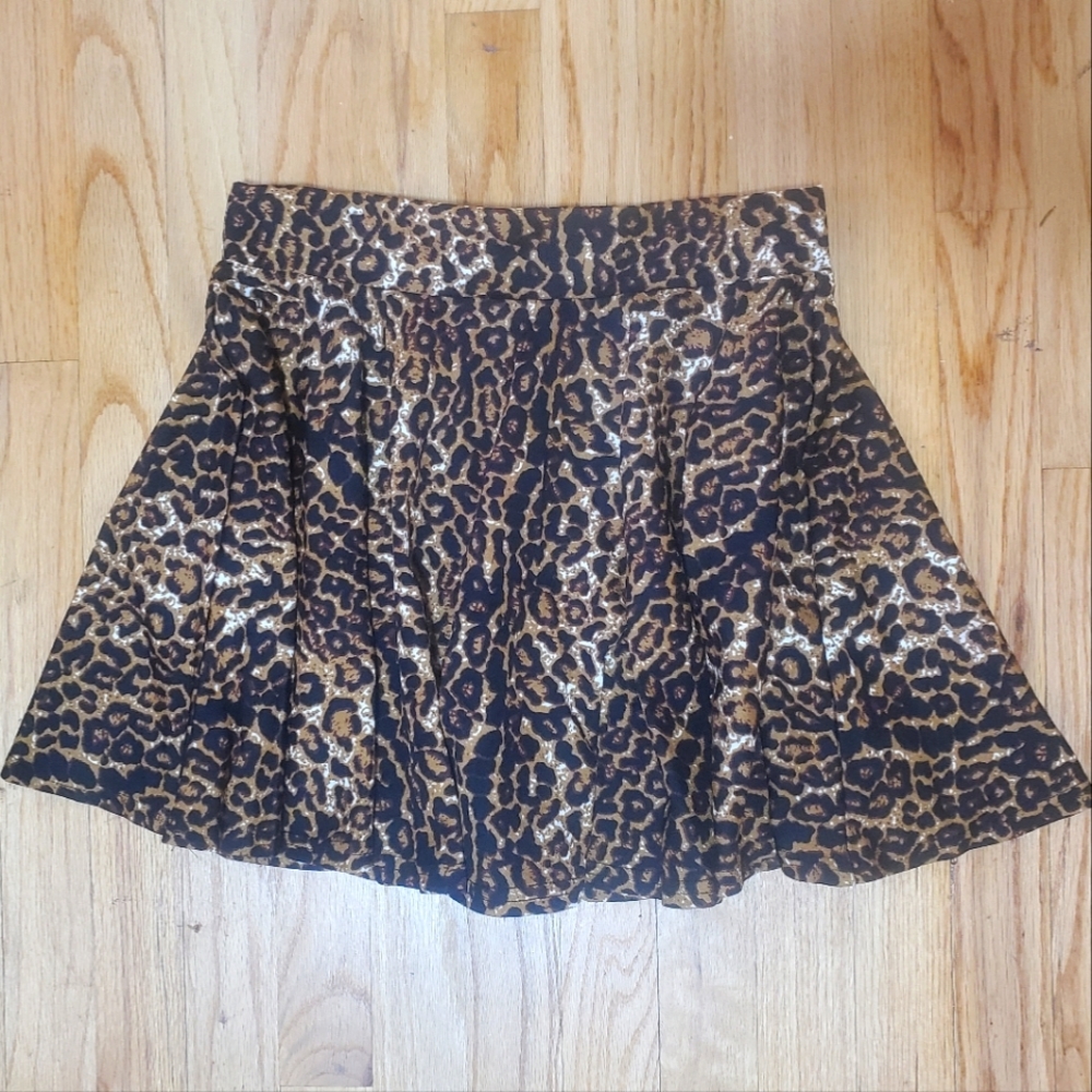Leopard Print Skirt